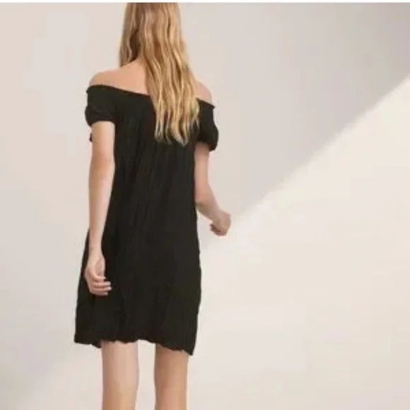 Aritzia Talula Horatio Off the Shoulder icy blue Dress - Picture 5 of 7